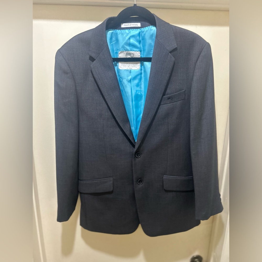 Moods Of Norway 100% Wool Blazer-No Pants-2 Btn 2 Vents-US Size 42 Reg-NEAR MINT